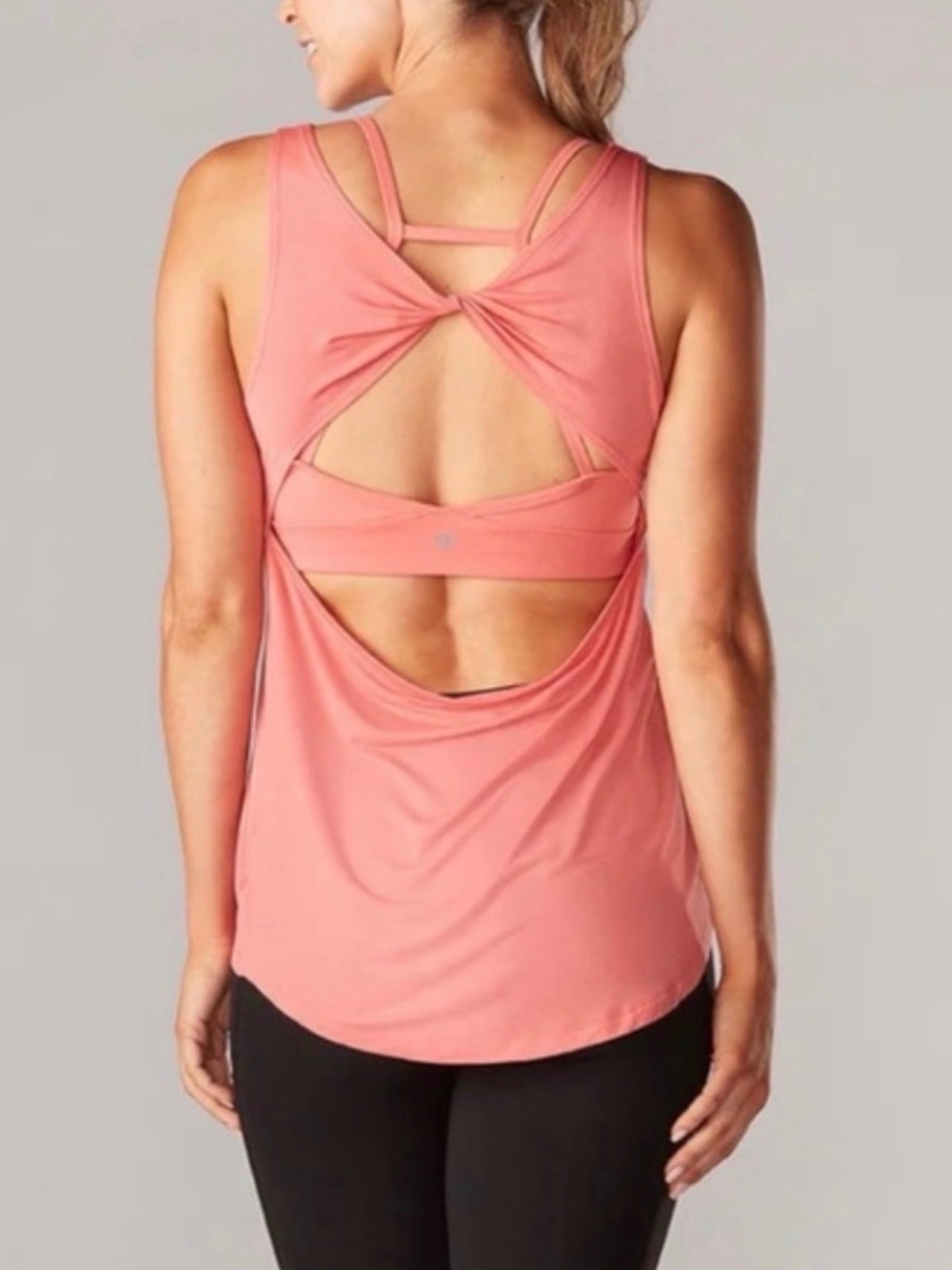 Tavi Noir Breezy Tank Top Poppy Pink Activewear Women's Size L